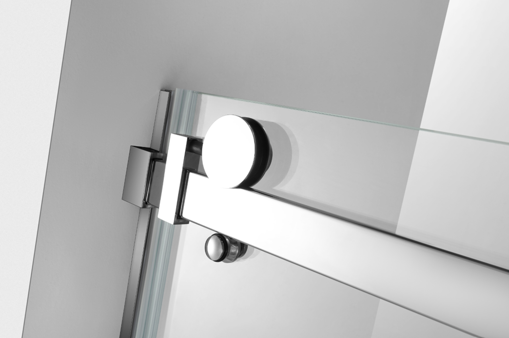 Kingston Brass KVTAP6032R22C1 60" Acrylic Rectangular 3-Wall Anti-Skid Alcove Tub Combo with Tub Door (Right Hand Drain), White/Polished Chrome