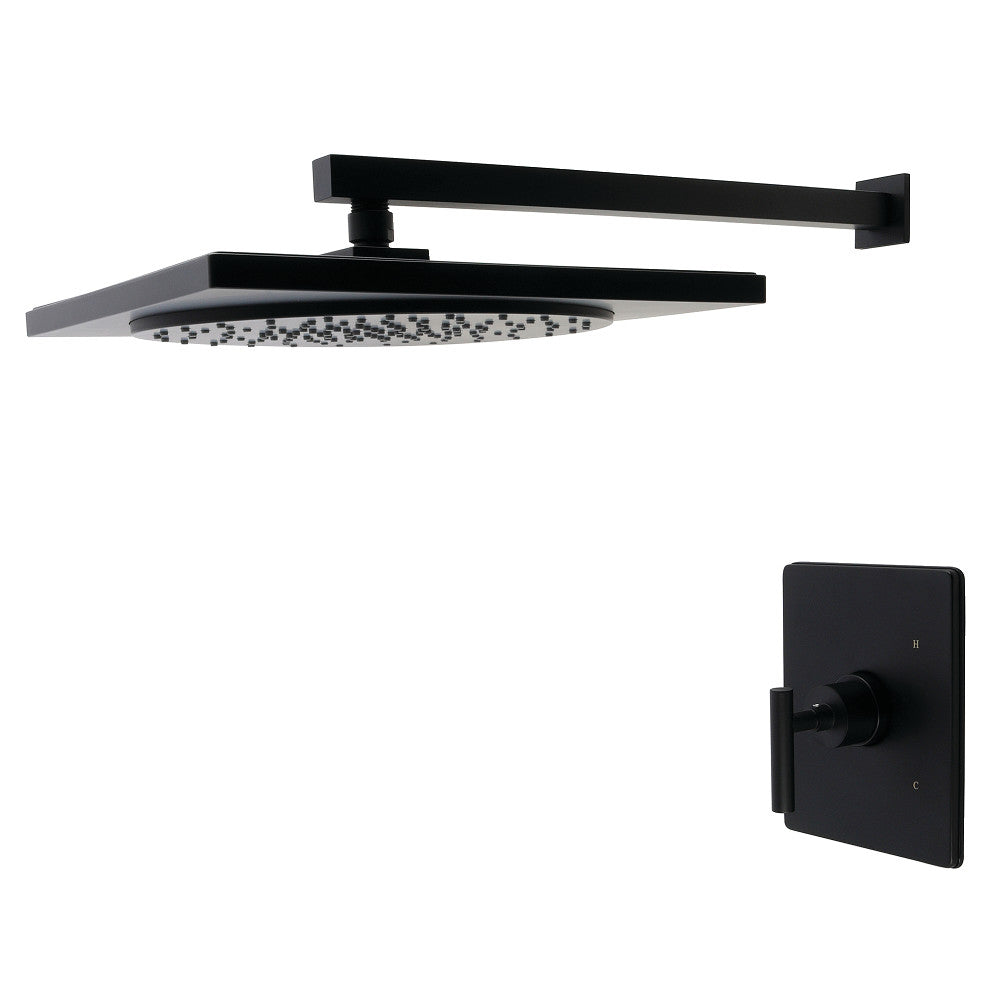 Kingston Brass KB8340CMLSO Manhattan Single-Handle Pressure Balanced Shower Faucet, Matte Black