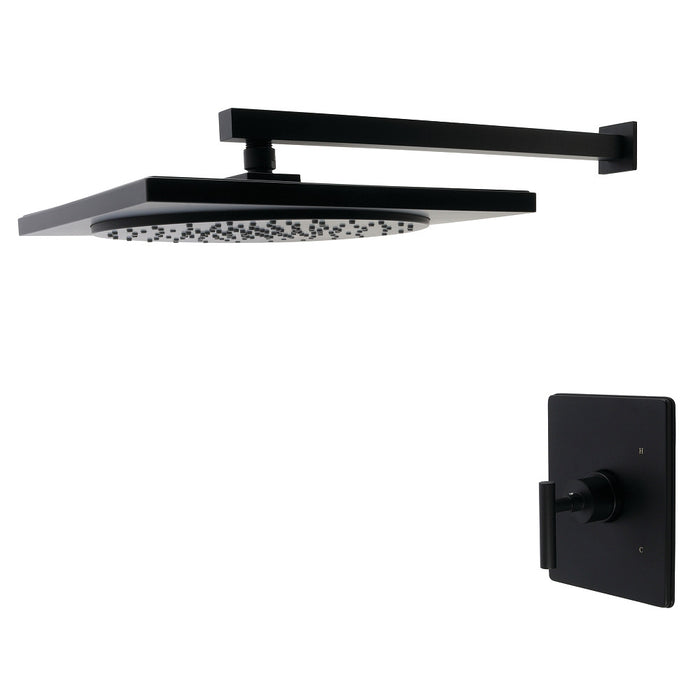 Kingston Brass KB8340CMLSO Manhattan Single-Handle Pressure Balanced Shower Faucet, Matte Black