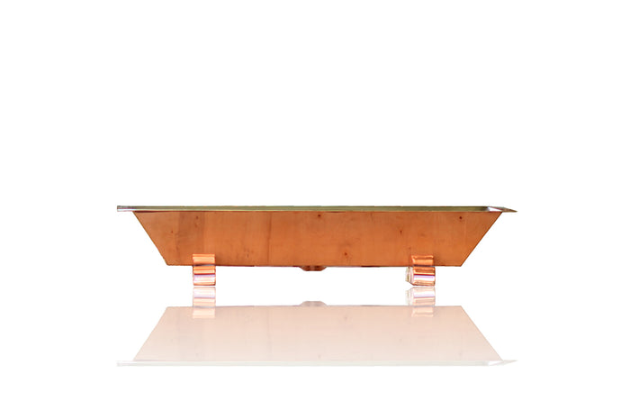 WatermarkFixtures 36 Inch Brushed Natural Copper Trough Sink