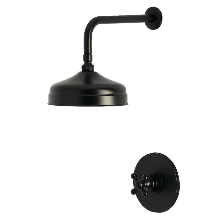 Kingston Brass KB6330AXSO Restoration Single-Handle Pressure Balanced Shower Faucet, Matte Black