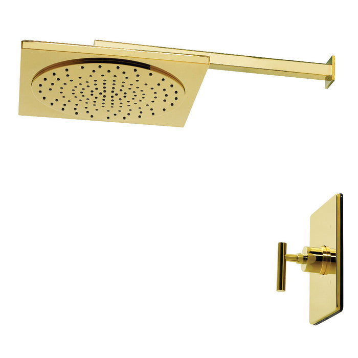 Kingston Brass KB8342CMLSO Manhattan Single-Handle Pressure Balanced Shower Faucet, Polished Brass