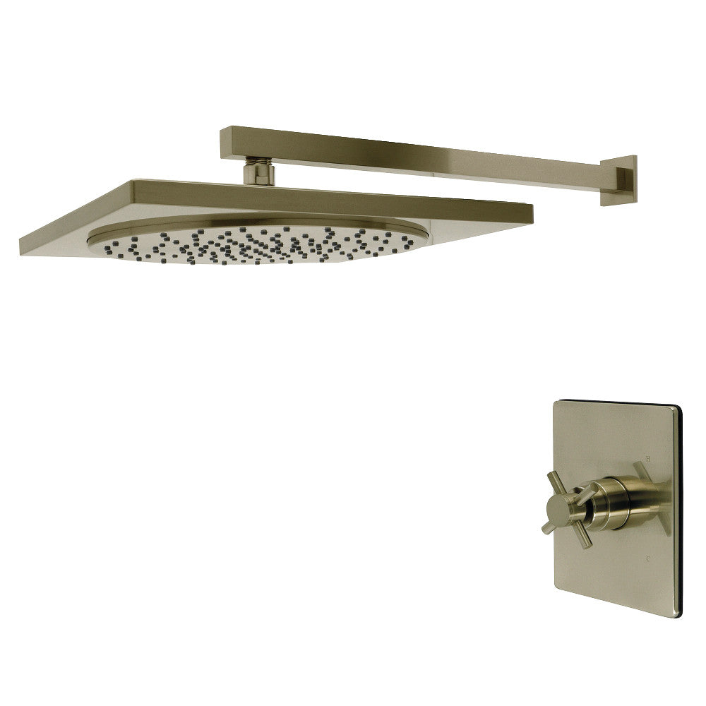 Kingston Brass KB8348DXSO Concord Single-Handle Pressure Balanced Shower Faucet, Brushed Nickel