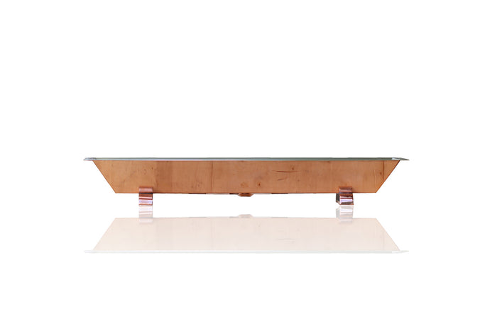 WatermarkFixtures 48 Inch Brushed Natural Copper Trough Sink