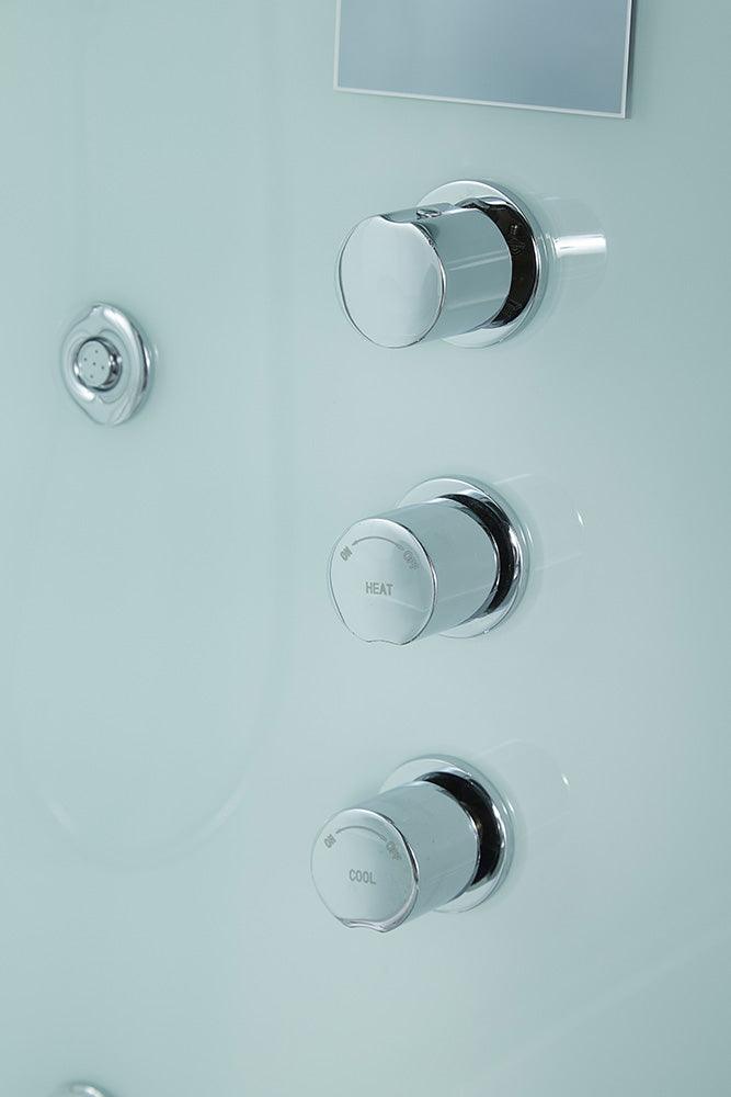 Maya Bath - Superior Steam Shower, White