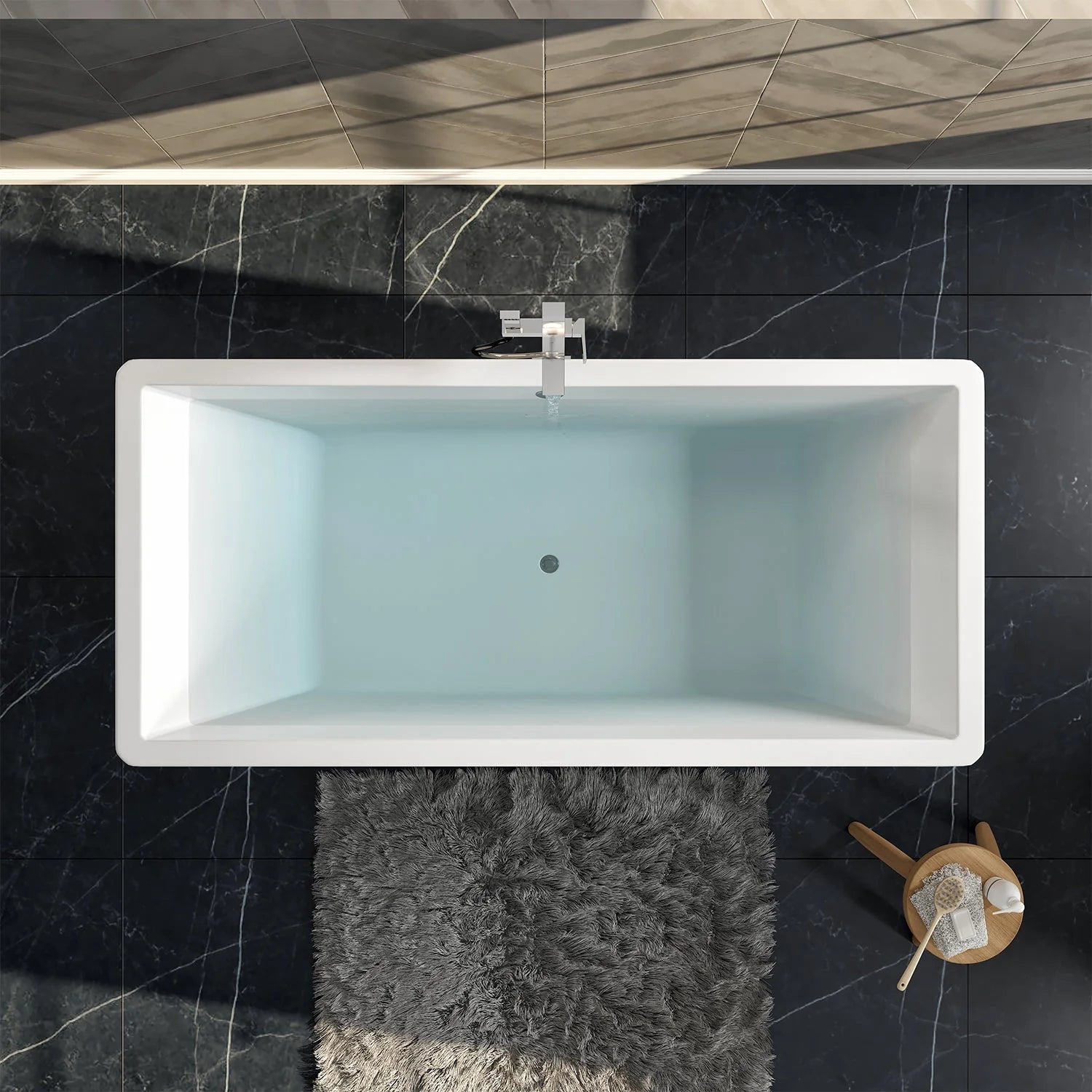 Eviva Rachel 67" Free Standing  Acrylic Bathtub - Bathroom Design Center