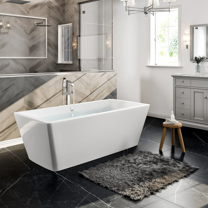 Eviva Rachel 67" Free Standing  Acrylic Bathtub