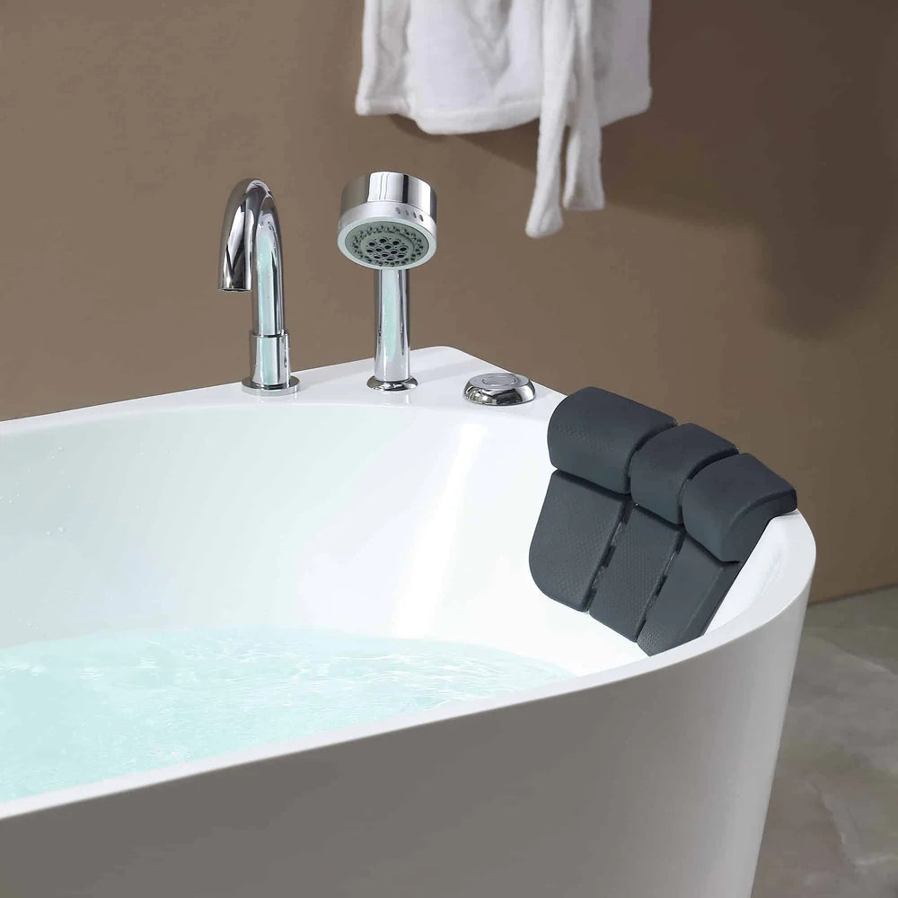 Empava 59AIS06 59" Whirlpool Acrylic Alcove Hydromassage Bathtub - Bathroom Design Center