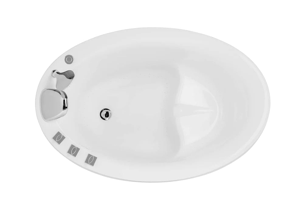 Empava 59 in. Freestanding Japanese-Style Air Massage Tub - Bathroom Design Center