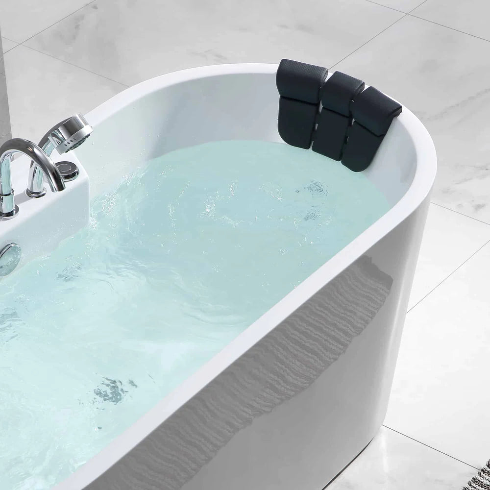 Empava 67AIS01 67" Whirlpool Freestanding Hydromassage Bathtub - Bathroom Design Center