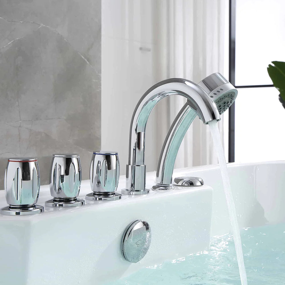 Empava 67AIS01 67" Whirlpool Freestanding Hydromassage Bathtub - Bathroom Design Center