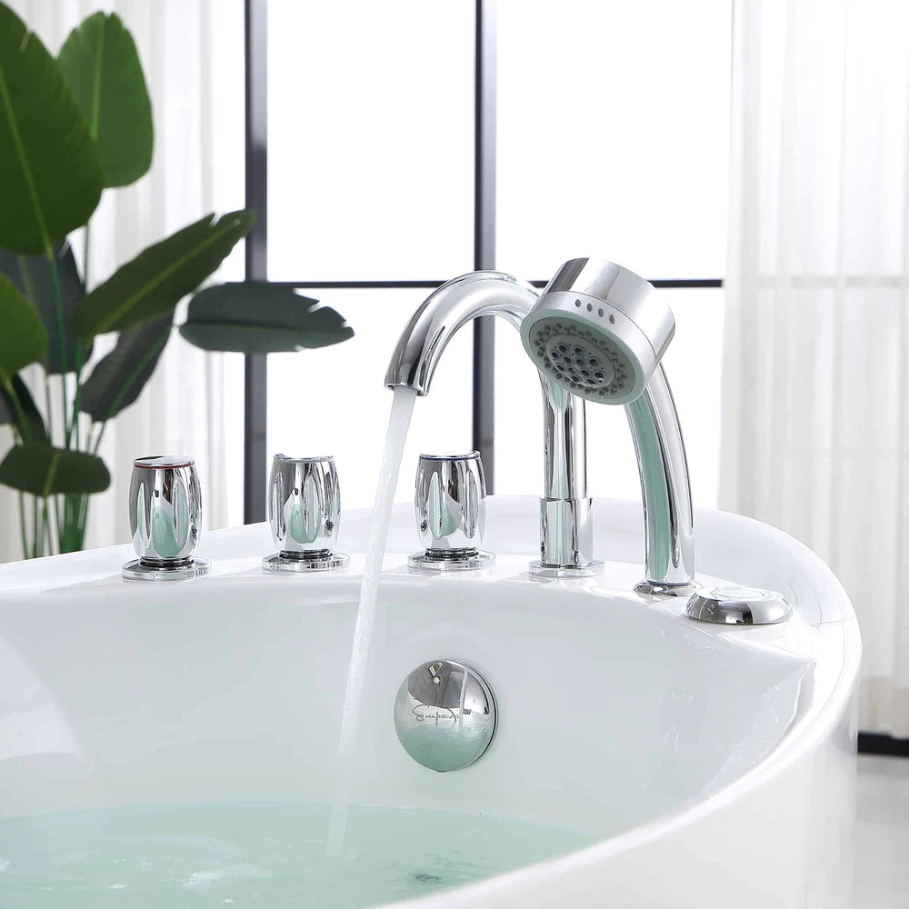 Empava 67AIS02 67" Whirlpool Freestanding Bathtub - Bathroom Design Center