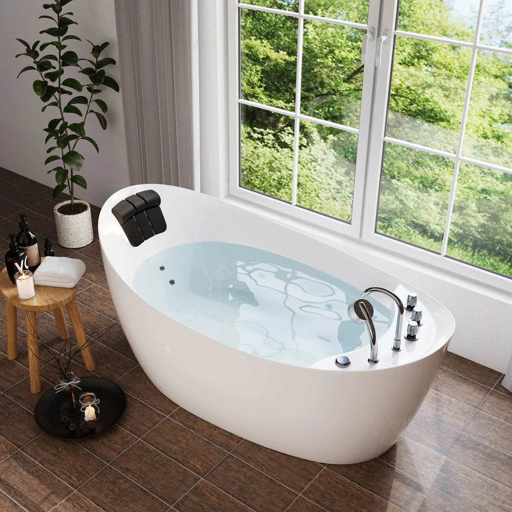 Empava 67AIS02 67" Whirlpool Freestanding Bathtub - Bathroom Design Center