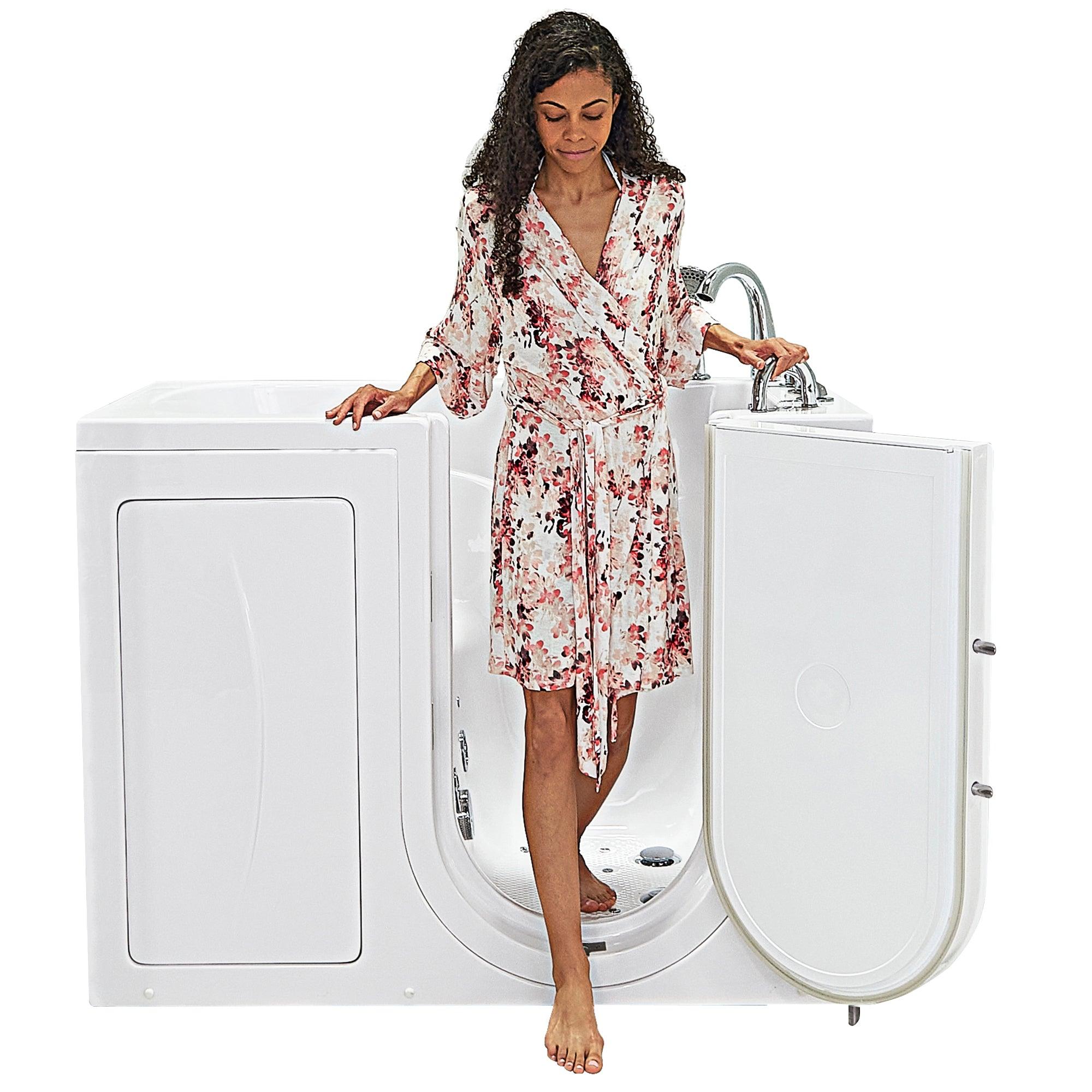 Ella Monaco 32"x52" Acrylic Air and Hydro Massage Walk-In Bathtub - Bathroom Design Center