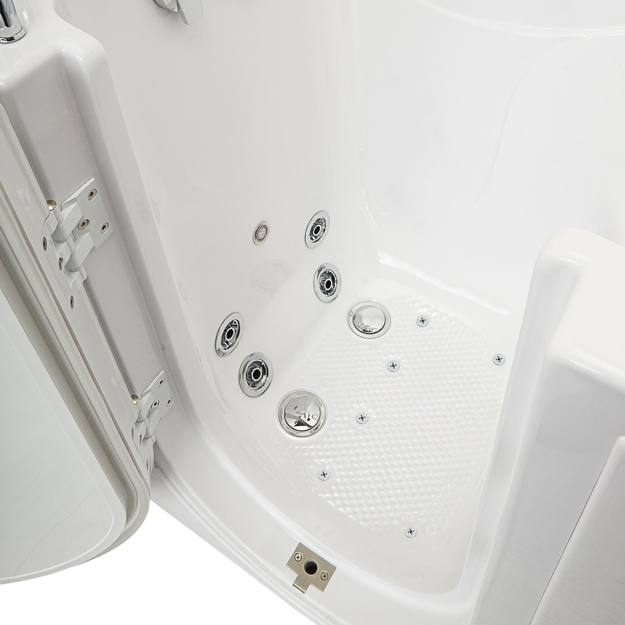 Ella Monaco 32"x52" Acrylic Air and Hydro Massage Walk-In Bathtub - Bathroom Design Center