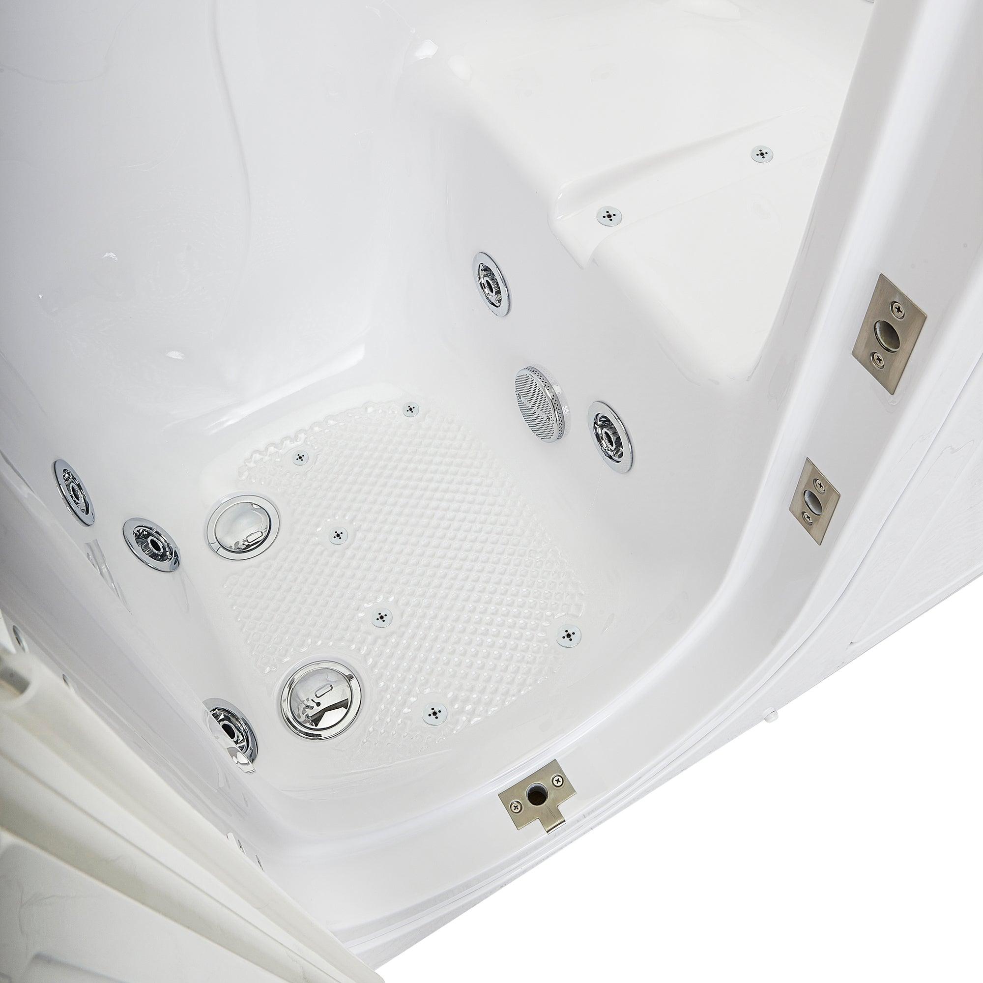 Ella Monaco 32"x52" Acrylic Air and Hydro Massage Walk-In Bathtub - Bathroom Design Center