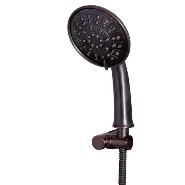 PULSE ShowerSpas Hammered Copper ORB Shower Panel - Sedona ShowerSpa - Bathroom Design Center