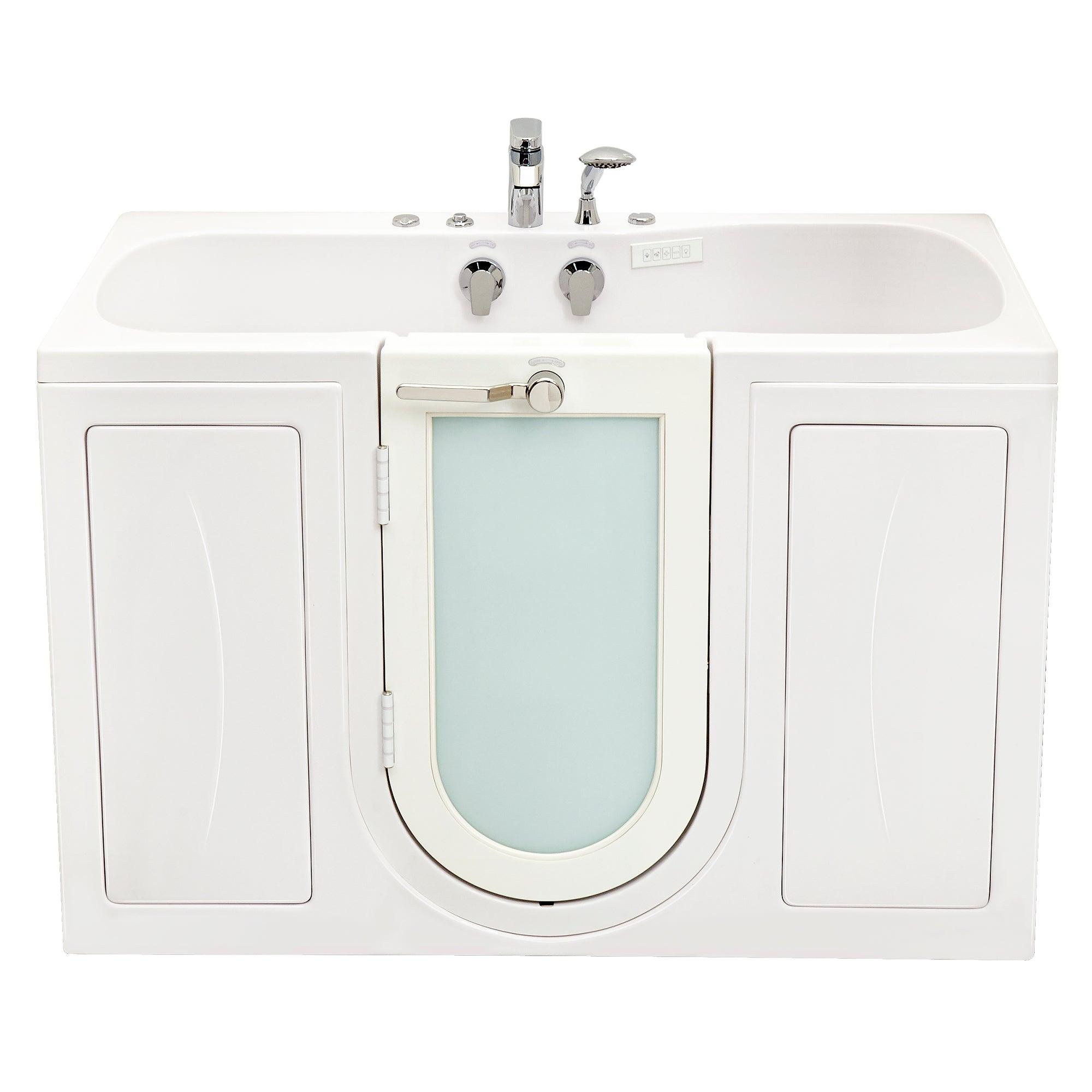 Ella Tub4Two 32" x 60" Hydro + Air Massage w/ Independent Foot Massage Acrylic Two Seat Walk in Tub - Bathroom Design Center