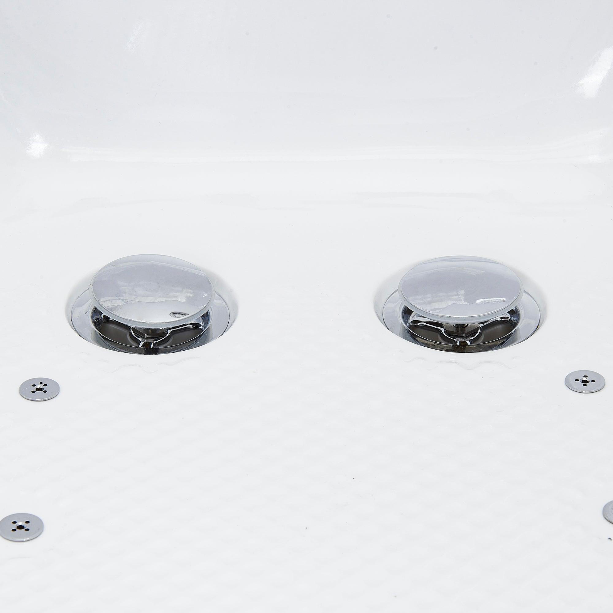Ella Tub4Two 32" x 60" Hydro + Air Massage w/ Independent Foot Massage Acrylic Two Seat Walk in Tub - Bathroom Design Center