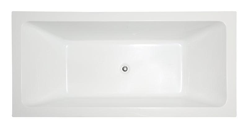 Legion Furniture 67" Modern Freestanding White Acrylic Tub - Bathroom Design Center