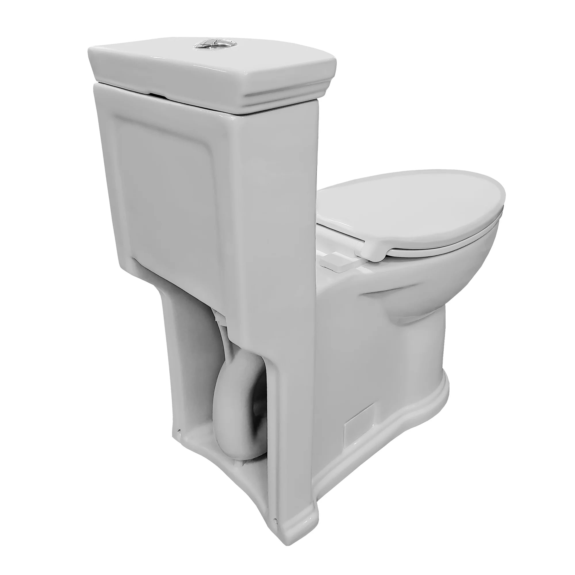 WHITEHAUS Magic Flush Eco-friendly One Piece Toilet With A Siphonic Action Dual Flush System, Elongated Bowl 1.3/0.9 Gpf - Bathroom Design Center