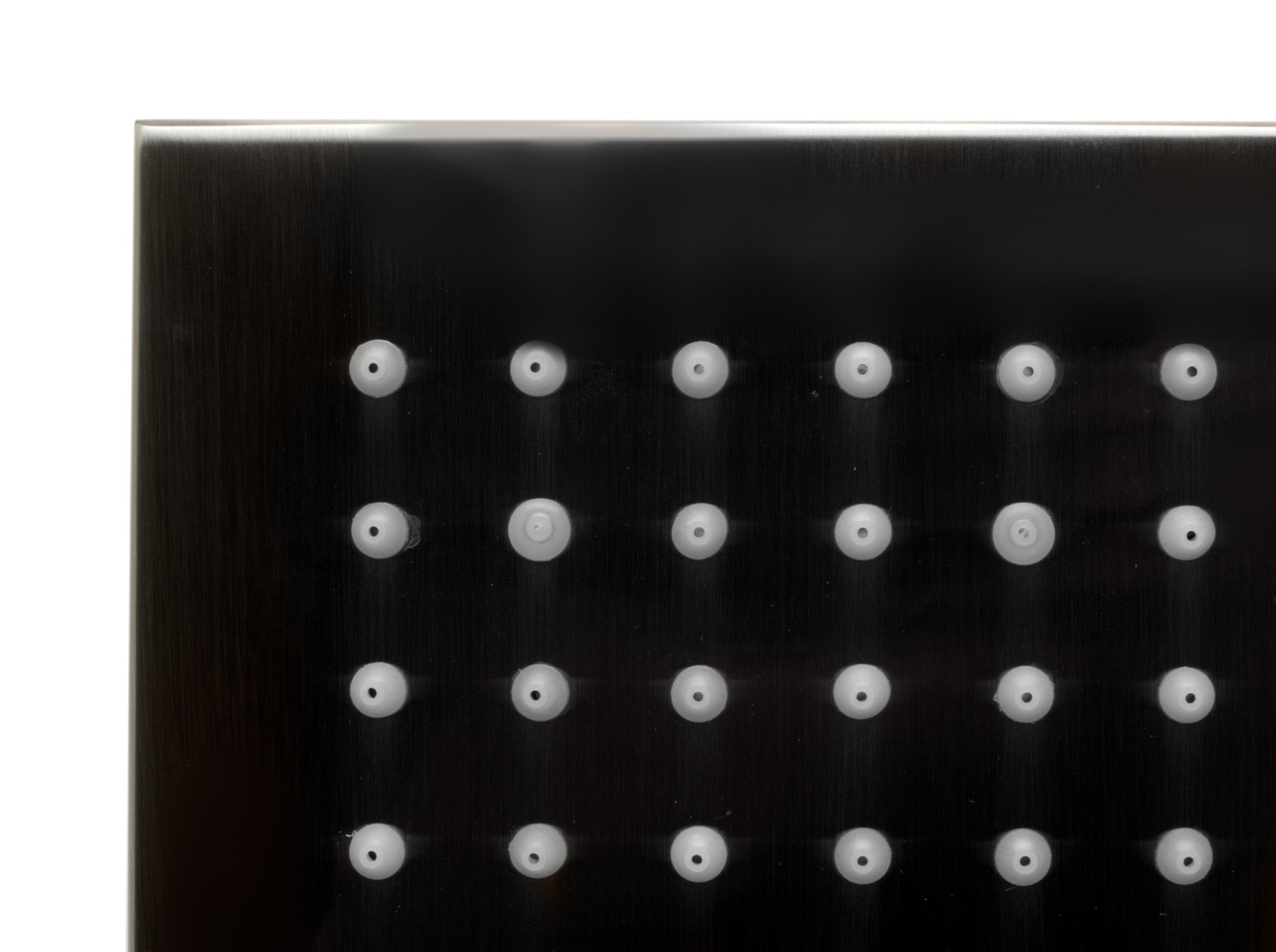 ALFI LED8S-BN Brushed Nickel 8" Square Multi Color LED Rain Shower Head