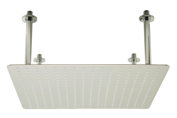 ALFI RAIN20S-BSS 20" Square Brushed Solid Stainless Steel Ultra Thin Rain Shower Head