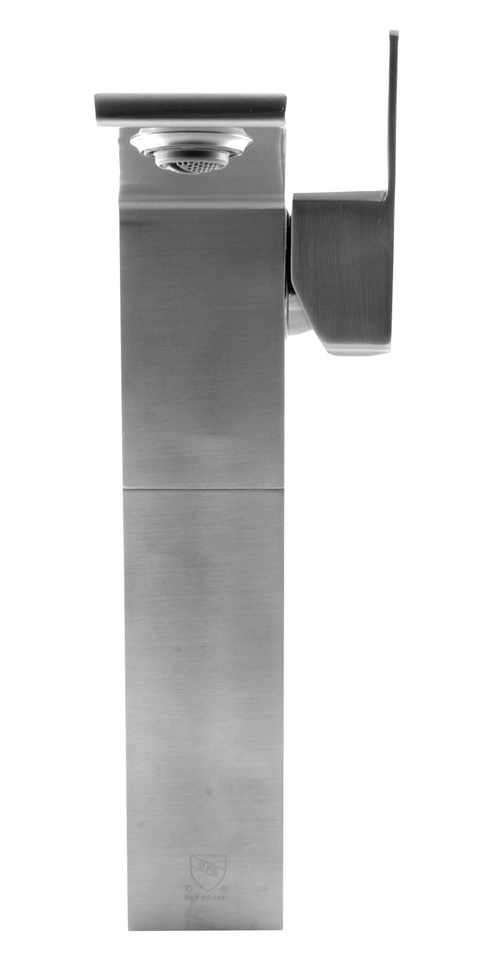 ALFI AB1475-BN Brushed Nickel Single Hole Tall Bathroom Faucet