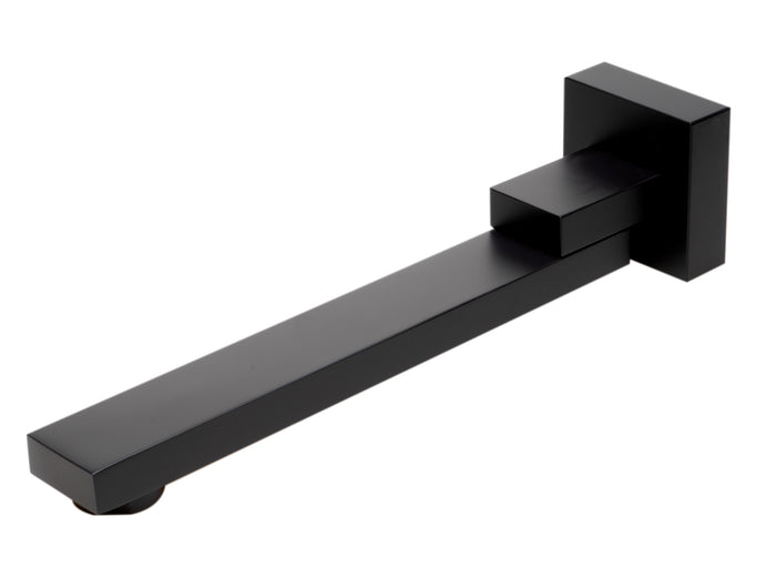 ALFI AB7701-BM Black Matte Square Foldable Tub Spout