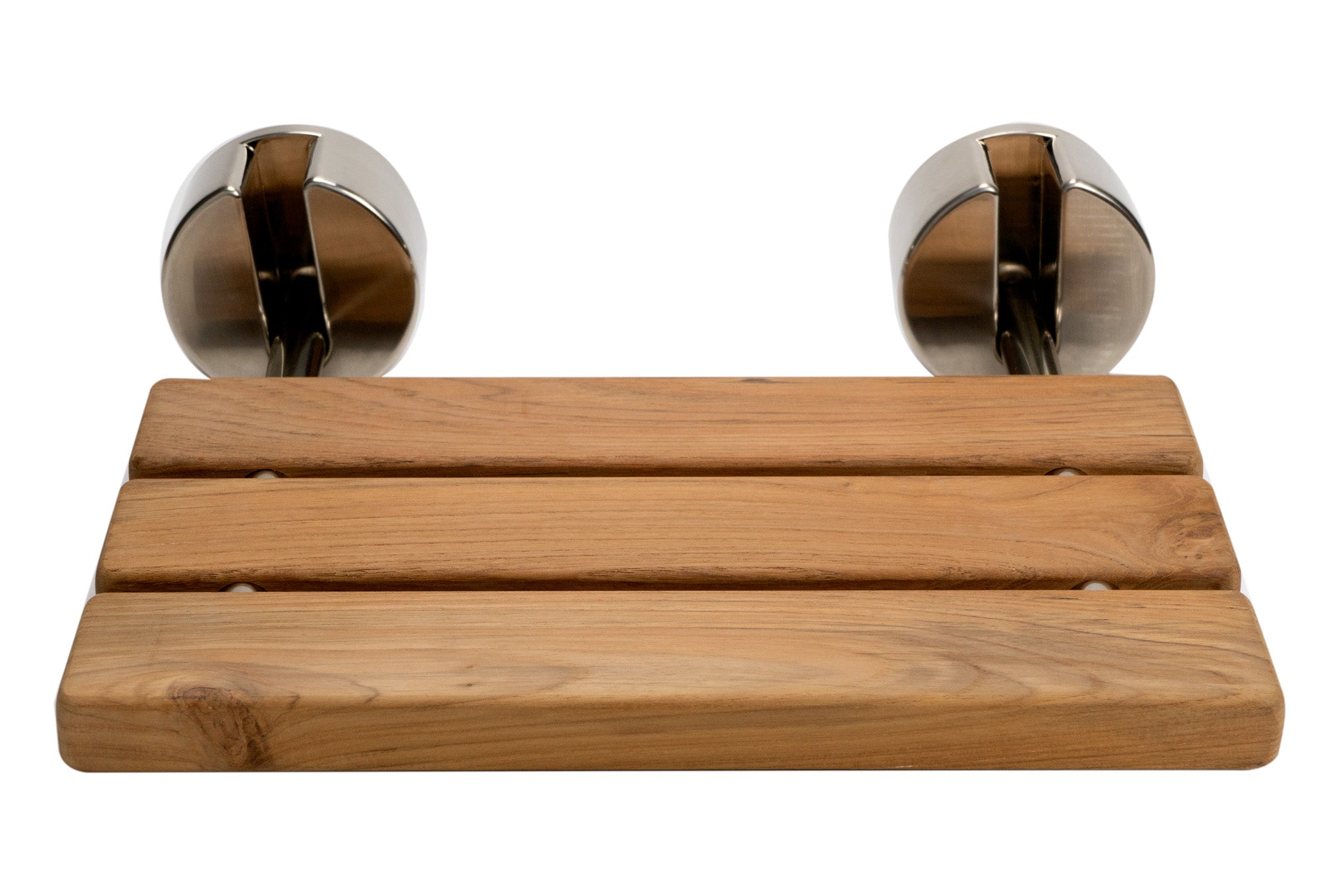 ALFI ABS16R 16 Inch Folding Teak Wood Shower Seat Bench