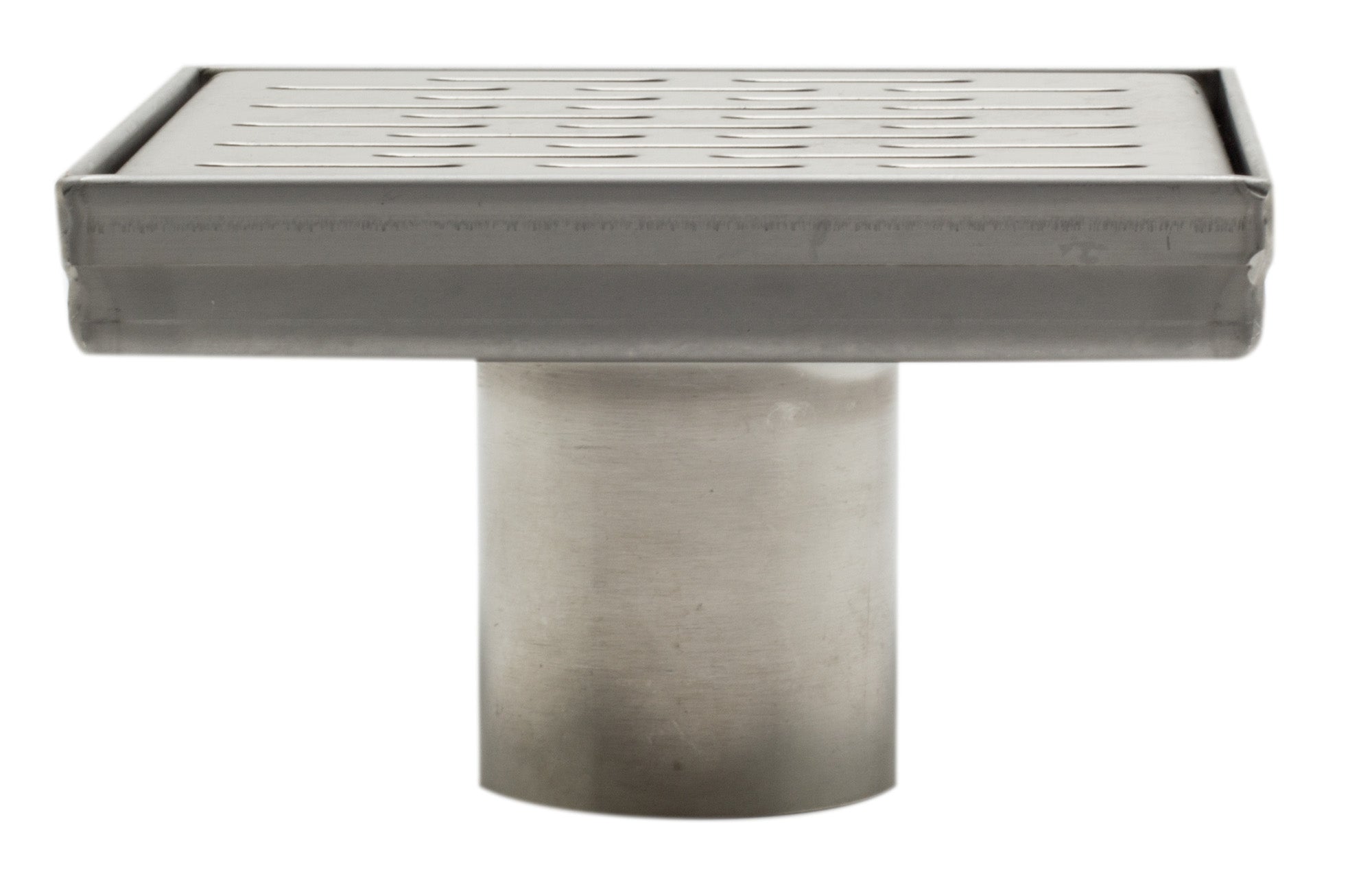 ALFI ABSD55C 5" x 5" Modern Square Stainless Steel Shower Drain with Groove Holes