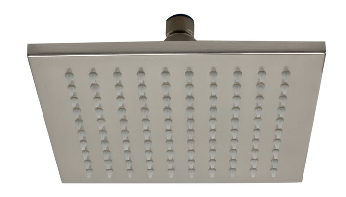 ALFI LED8S-BN Brushed Nickel 8" Square Multi Color LED Rain Shower Head