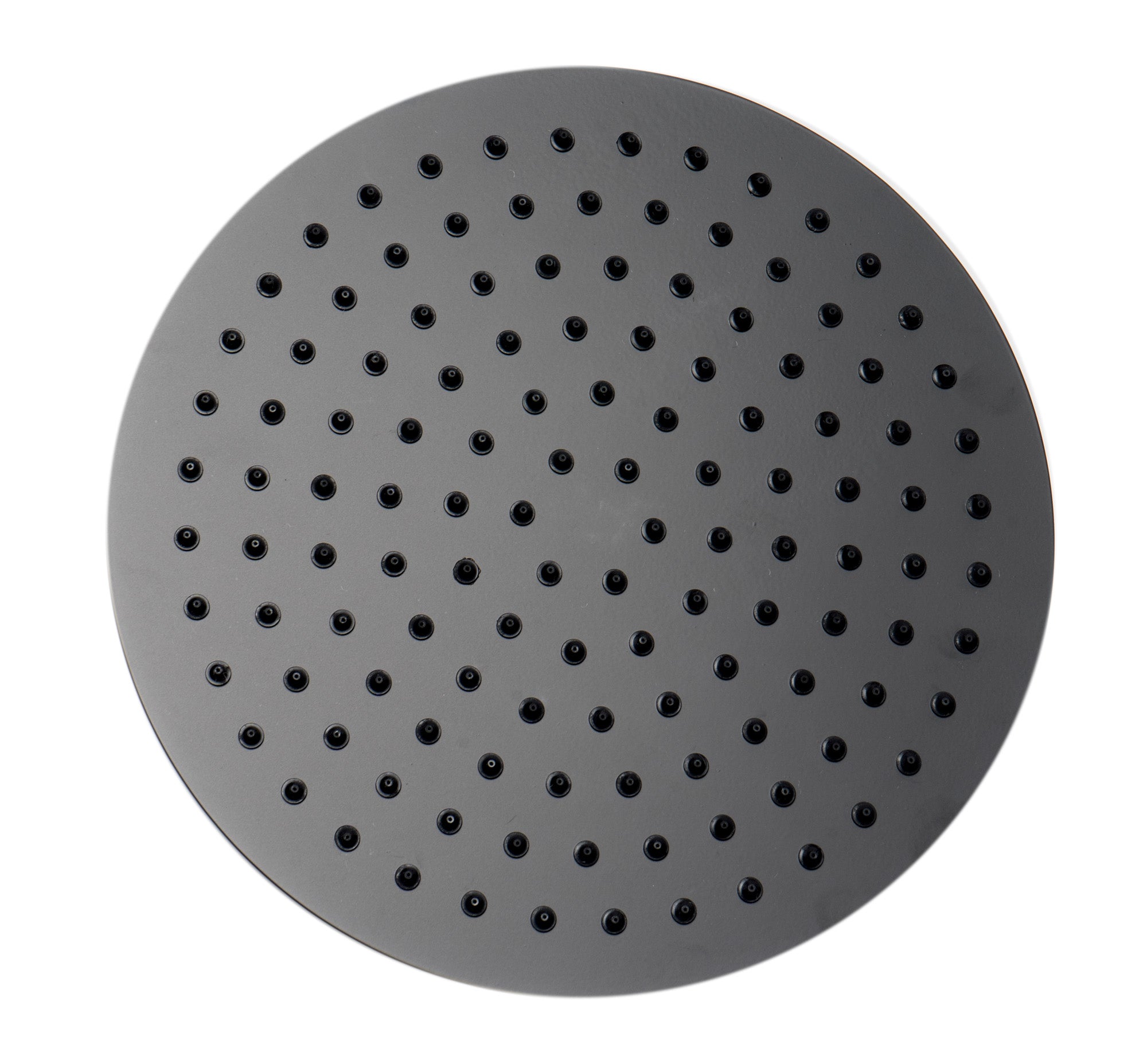 ALFI RAIN12R-BM Matte Black Stainless Steel 12" Round Ultra-Thin Rain Shower Head