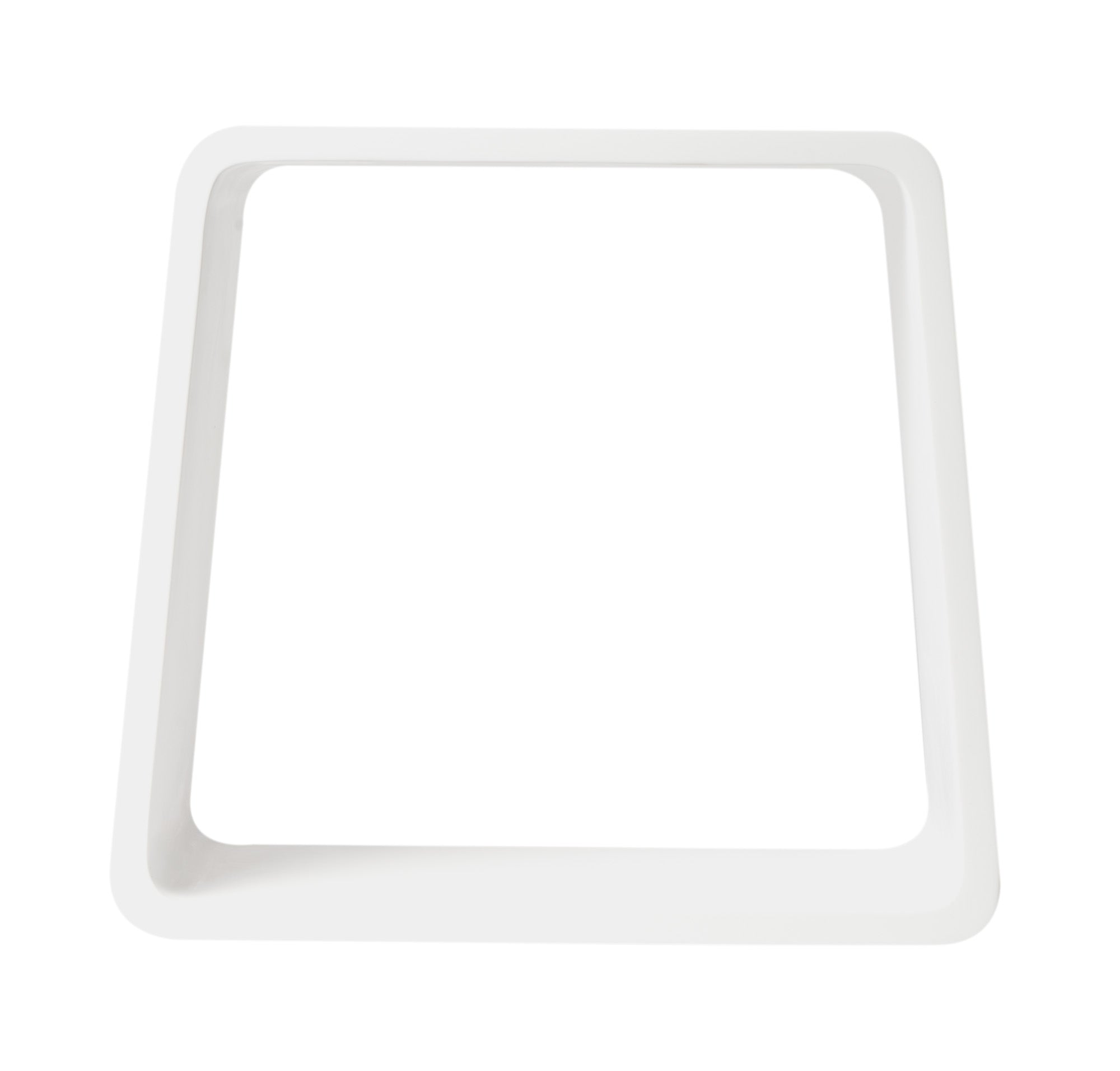 ALFI ABST55 White Matte Solid Surface Resin Bathroom / Shower Stool