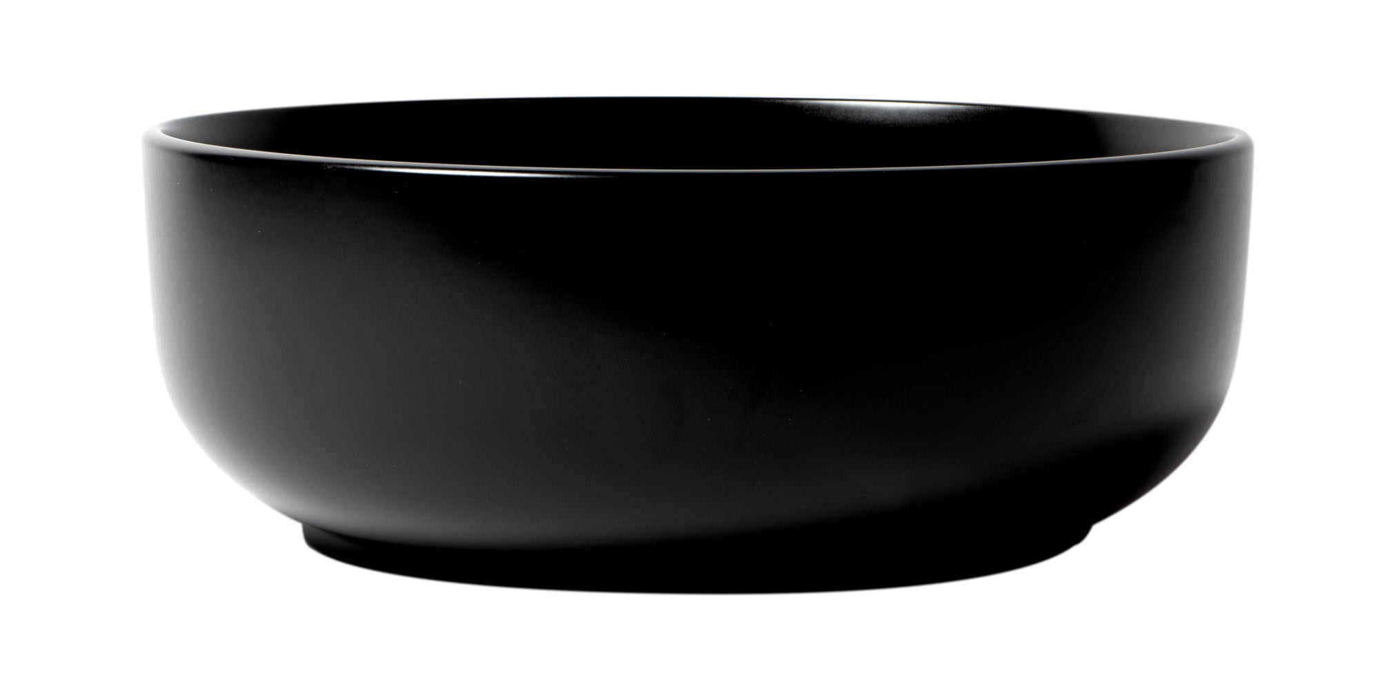 ALFI ABC907-BM Black Matte 15" Round Above Mount Ceramic Sink