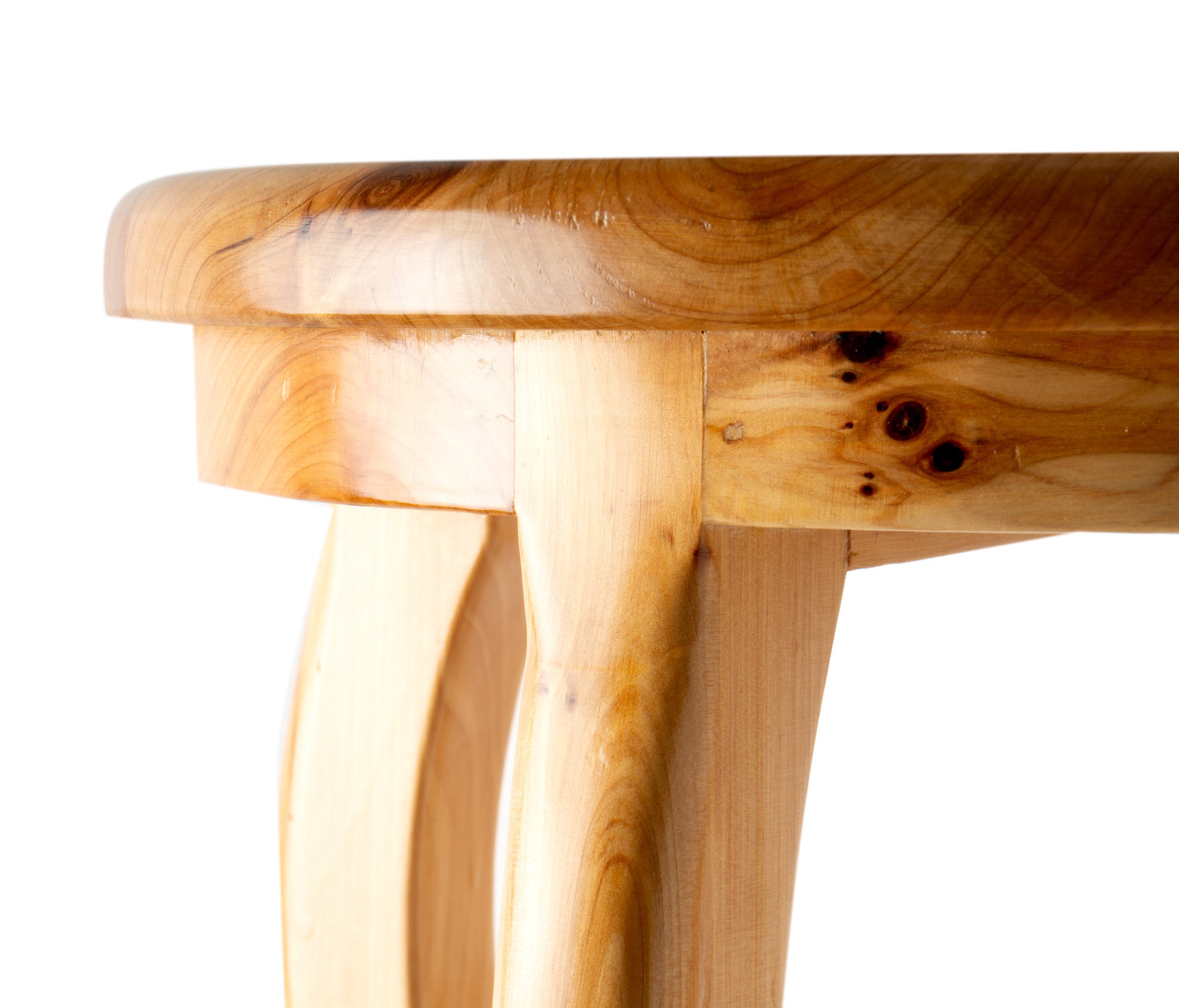 ALFI AB4406 11" Cedar Wood Round  Stool Multi-Purpose Accessory