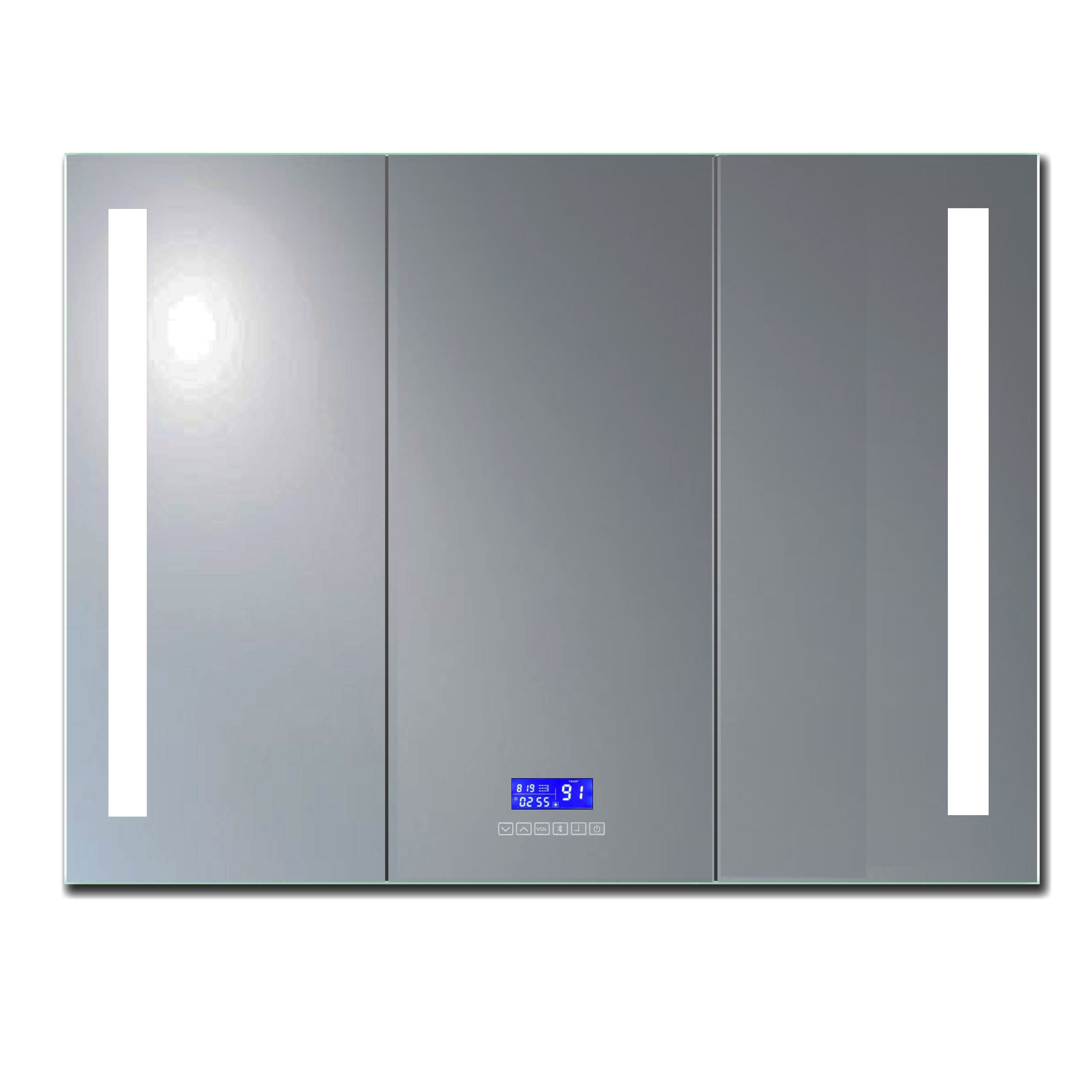 ALFI ABMC4228BT 42" x 28" Triple Door LED Light Bluetooth Medicine Cabinet