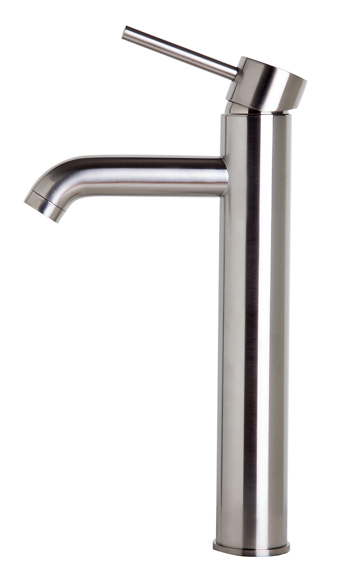 ALFI AB1023-BN Tall Brushed Nickel Single Lever Bathroom Faucet