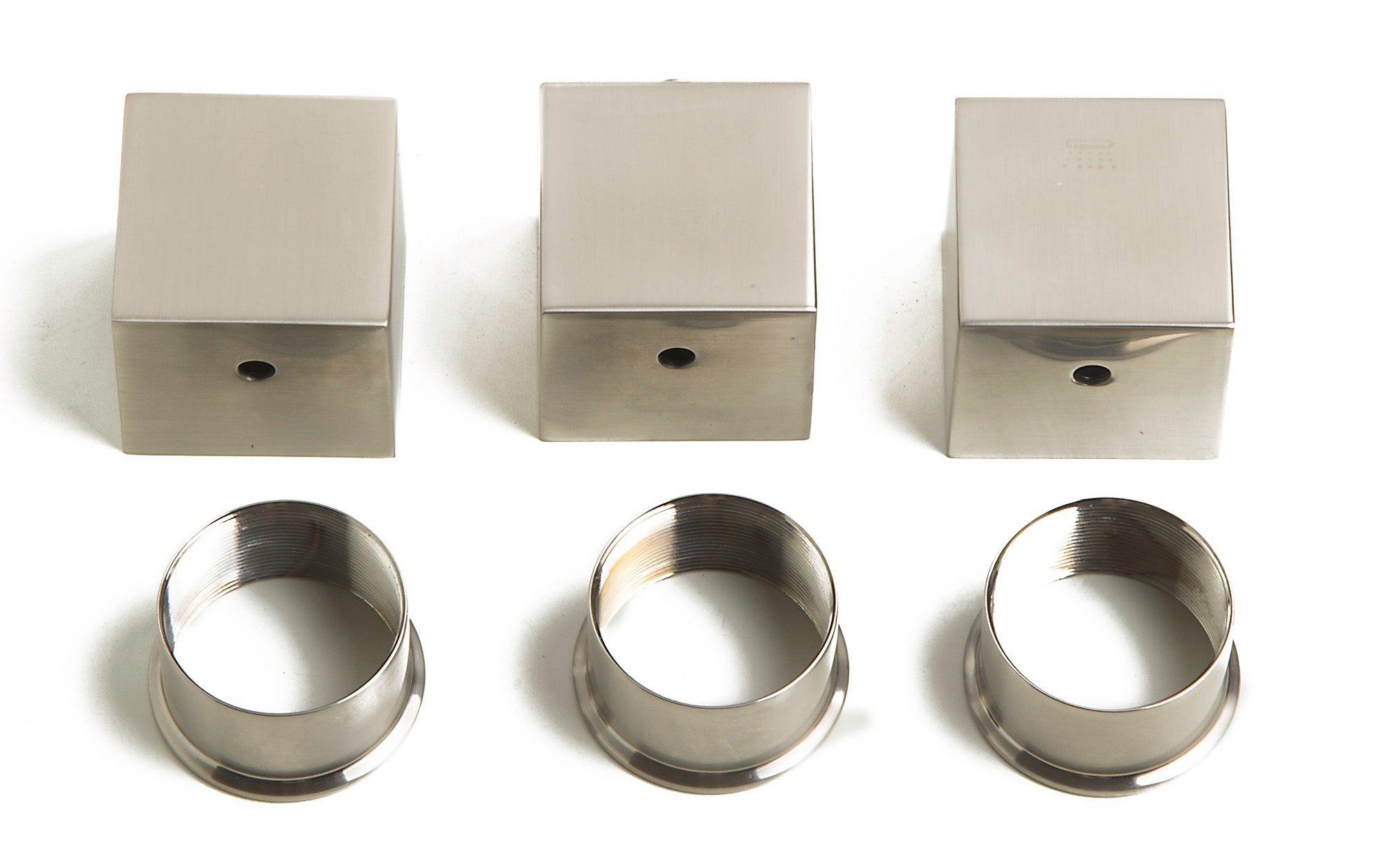 ALFI AB2901-BN Brushed Nickel Concealed 4-Way Thermostatic Valve Shower Mixer /w Square Knobs