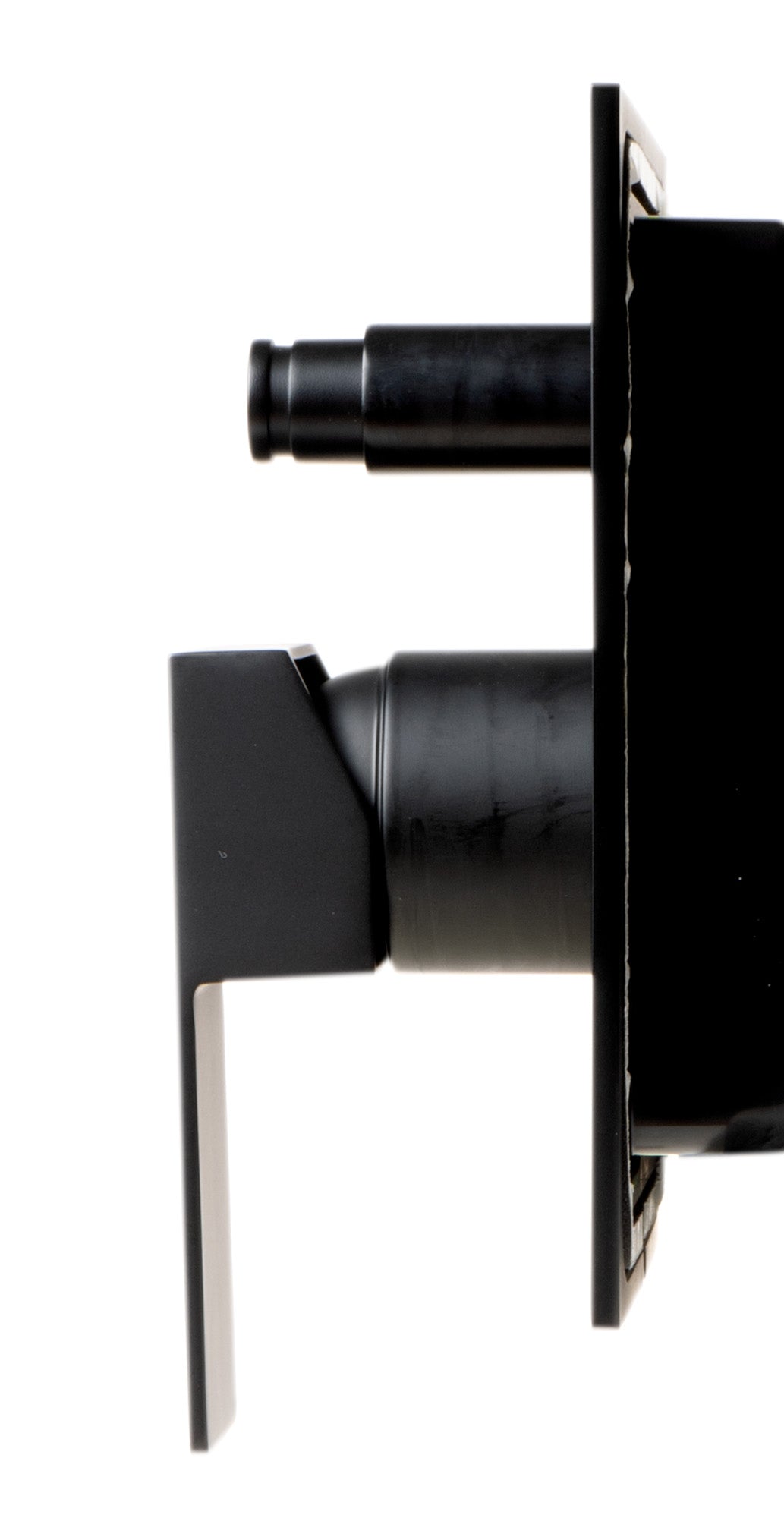 ALFI AB5601-BM Black Matte Shower Valve with Square Lever Handle and Diverter