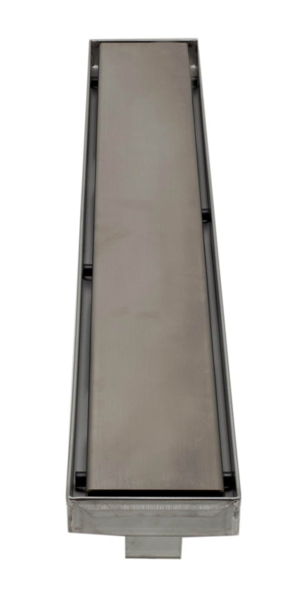 ALFI ABLD24B-BSS 24" Modern Brushed Stainless Steel Linear Shower Drain with Solid Cover
