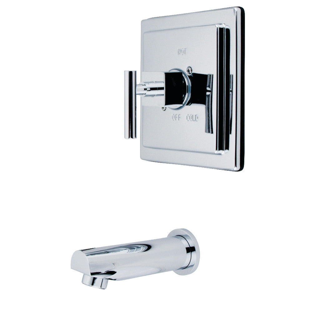 Kingston Brass KB8651CQLTO Claremont Single-Handle Pressure Balanced Tub Faucet, Polished Chrome