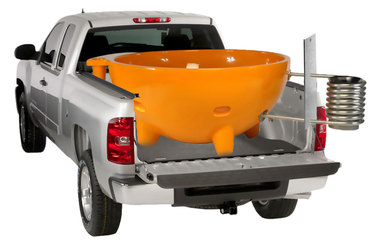 ALFI Red Wine FireHotTub The Round Fire Burning Portable Outdoor Hot Bath Tub