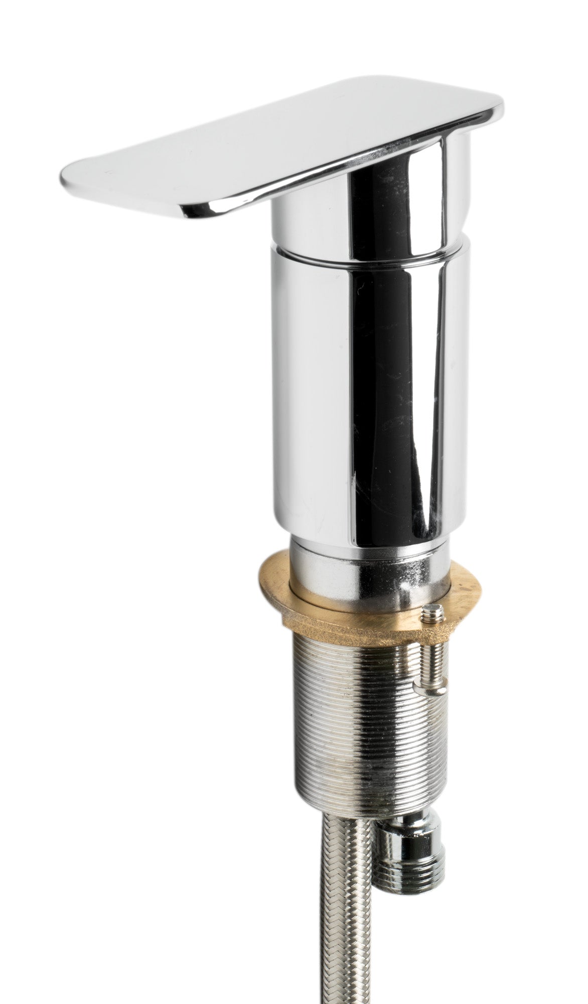 ALFI AB2879-PC Polished Chrome Deck Mounted Tub Filler with Hand Held Showerhead