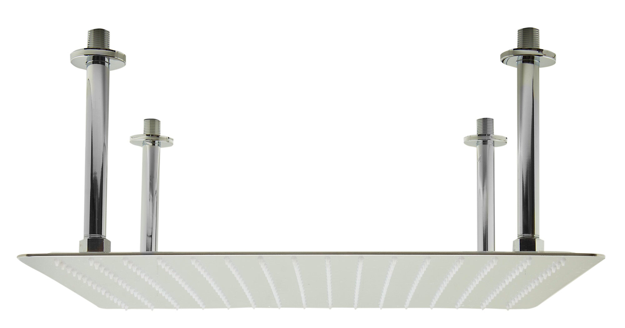 ALFI RAIN20S-BSS 20" Square Brushed Solid Stainless Steel Ultra Thin Rain Shower Head