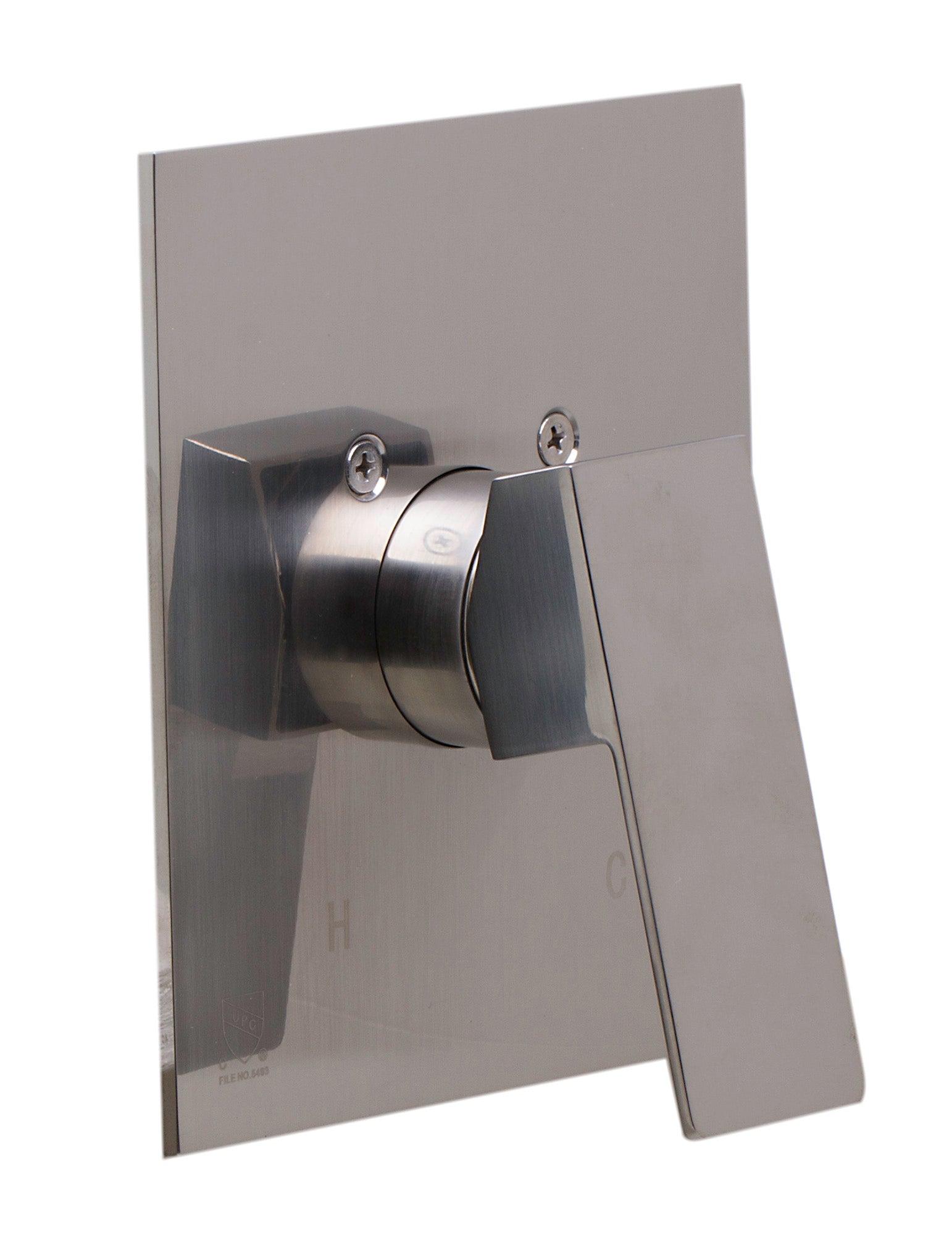ALFI AB5501-BN Brushed Nickel Shower Valve Mixer with Square Lever Handle