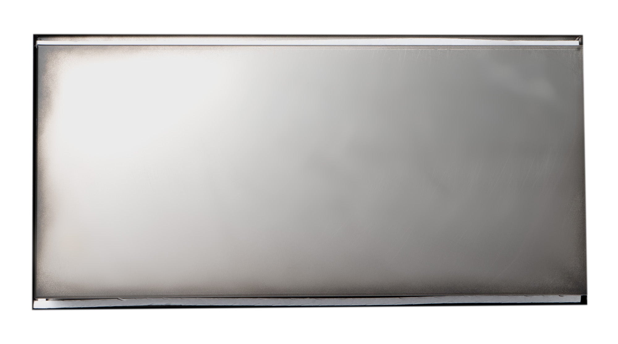 ALFI ABNC2412-BLA 24 x 12 Black Matte Stainless Steel Horizontal Single Shelf Bath Shower Niche