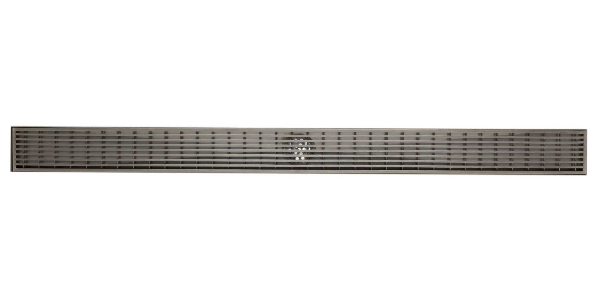 ALFI ABLD36D 36" Modern Stainless Steel Linear Shower Drain with Groove Lines