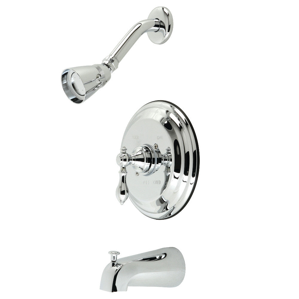 Kingston Brass KB3631ACL American Classic Single-Handle Pressure Balanced Tub and Shower Faucet, Polished Chrome