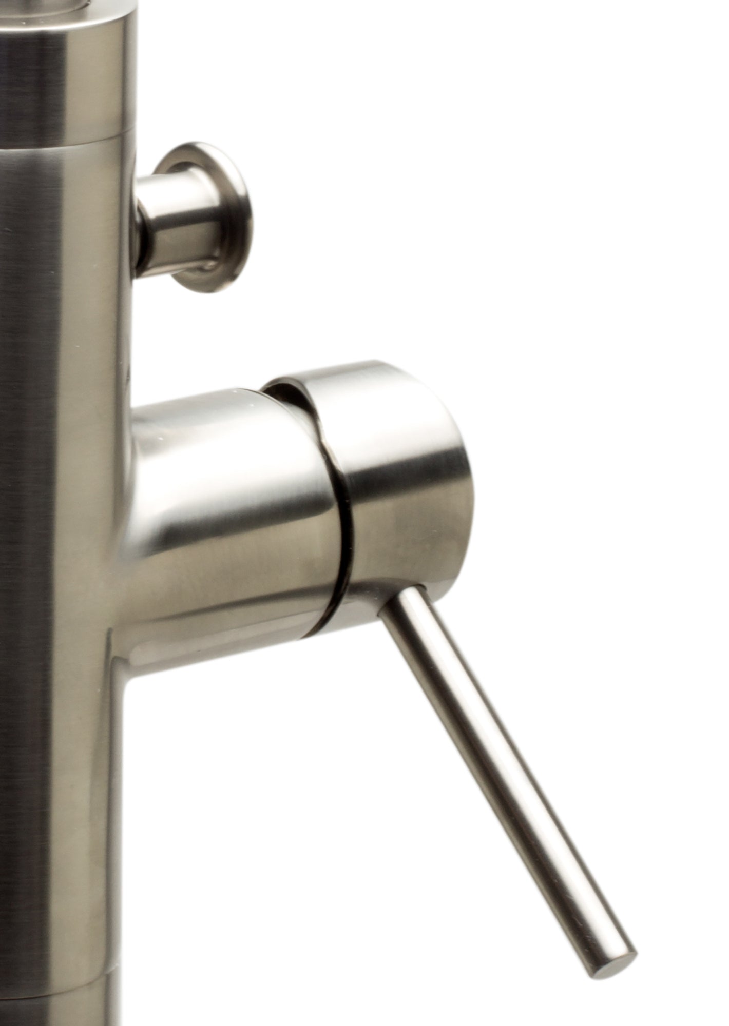 ALFI AB2534-BN Brushed Nickel Single Lever Floor Mounted Tub Filler Mixer w Hand Held Shower Head